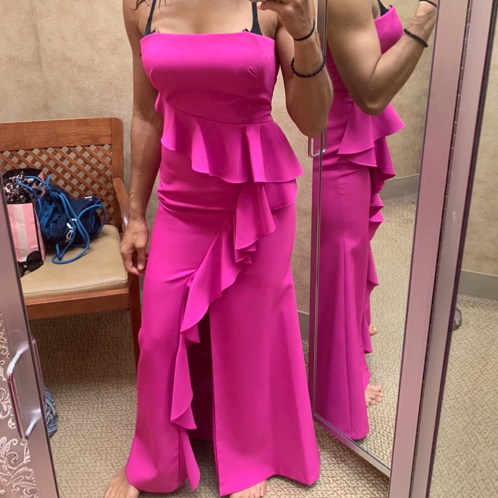 Vince camuto formal fuchsia dress